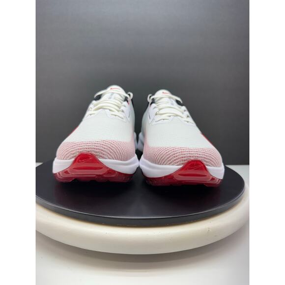 Nike Air Zoom Infinity Tour Next% 2 Mens Sz 10.5 Golf Shoes White Red FD0217-101 - Picture 3 of 10